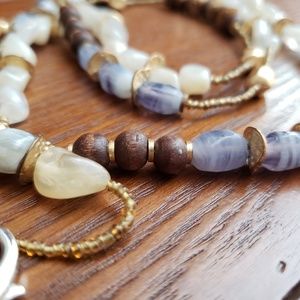 Coldwater Creek Beads & Stones Bohemian Necklace